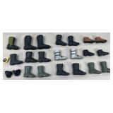 (9) Pair GIJoe Action Figure Boots & More