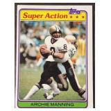 1981 Archie Manning SUPER ACTION Topps Football
