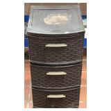 3-Drawer Sterilite Weave Tower