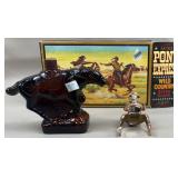 Avon Wild Country Pony Express Decanter Set