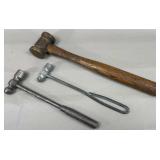 (3) Ball Pein Machinist Hammers