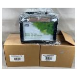 (2) New Tork Black Napkin Tabletop Dispensers