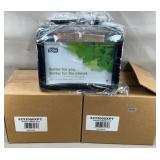 (2) New Tork Black Napkin Tabletop Dispensers