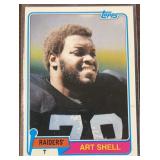 1981 Art Shell Topps Football Trading Card #43