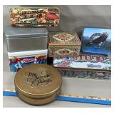 Assorted Decorative Tins