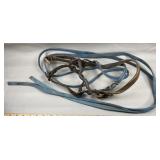 Vintage Western Bit, Leather Headstall & Nylon