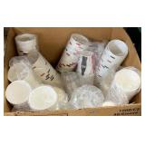 Paper Coca-Cola Cups; Small & Medium &