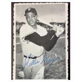 1969 Topps Baseball Deckle Edge Willie Mays Card
