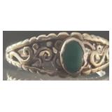 Navajo Sterling & Turquoise Ring, Size 7 1/2
