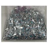 Bag of Turquoise & Coral Chip Earring Studs
