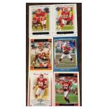 (10) Kansas City Chiefs Football Trading Cards