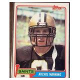 1981 Archie Manning Topps Football Trading Card