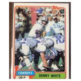 1981 Danny White Topps Football Card #300 Cowboys
