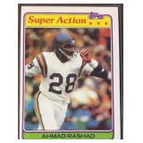 1981 Ahmad Rashad SUPER ACTION Topps Football