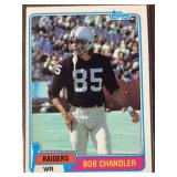 1981 Bob Chandler Topps Football Trading Card