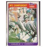 1981 NFC Championship Topps Football Trading