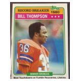 1981 Bill Thompson RECORD BREAKER 1980 Topps