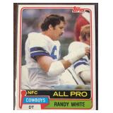 1981 Randy White ALL PRO Topps Football Trading