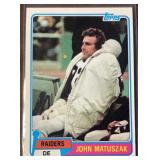 1981 John Matuszak Topps Football Trading Card
