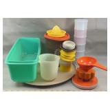 Laundry Basket of Assorted Tupperware