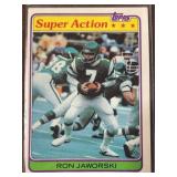 1981 Ron Jaworski Super Action Topps Football