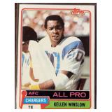 1981 Kellen Winslow All Pro Topps Football