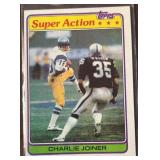 1981 Charlie Joiner SUPER ACTION Topps Football