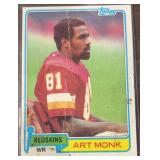 1981 Art Monk Topps Football Trading Card #194
