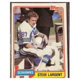 1981 Steve Largent Topps Football Trading Card