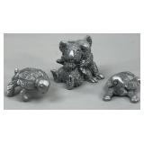 Koala & Turtle Pairs Hudson Fine Pewter Figurines