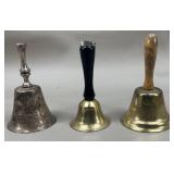 Brass & Silver Plate 4' Hand Bells