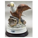 Americana Porcelain Bald Eagle 6' Figurne w/