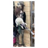 Skeleton Guitar Playing 64' Prop