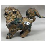 Cast Iron Foo Dog Incense Burner