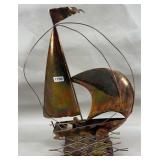 Berkeley Designs Copper Sailboat Music Box