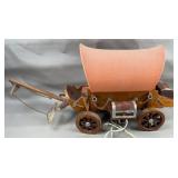 Wood 14' Covered Wagon Lamp