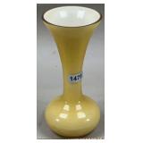 Italian Art Glass Butterscotch Glass Bud Vase