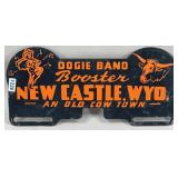 Dogie Band Booster, Newcastle, Wyo Metal License