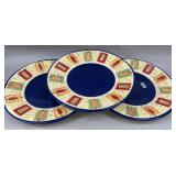 (3) Pfaltzzgraff Hand Painted Sedona 9' Plates