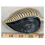 Metal Leaf Shape Ashtray
