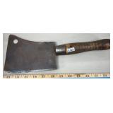 Antique Wood Handle Meat Cleaver