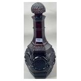 Avon Cape Cod Ruby Red Glass Decanter