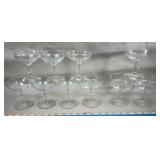 (10) Champagne Glasses