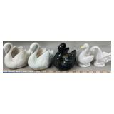 Holland Mold Swan Candle Holders & Ceramic