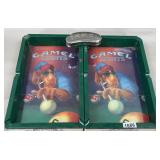 (2) Camel Lights Billiard Ashtrays & Lighter Cover