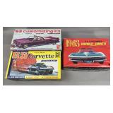 Model Kit Boxes w/Some Pieces
