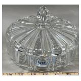 Old Cafe AH Lidded Glass Candy Dish