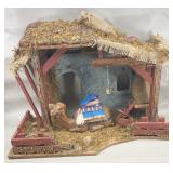 Large Porcelain Nativity Scene, 18' x 15'