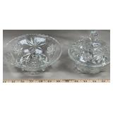 AH Star of David Covered & Open Candy Dishes