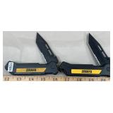 (2) DeWalt Lockblade Pocket Knives